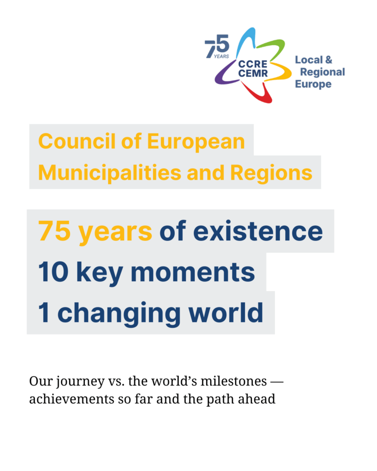 CEMR Timeline - 75 years